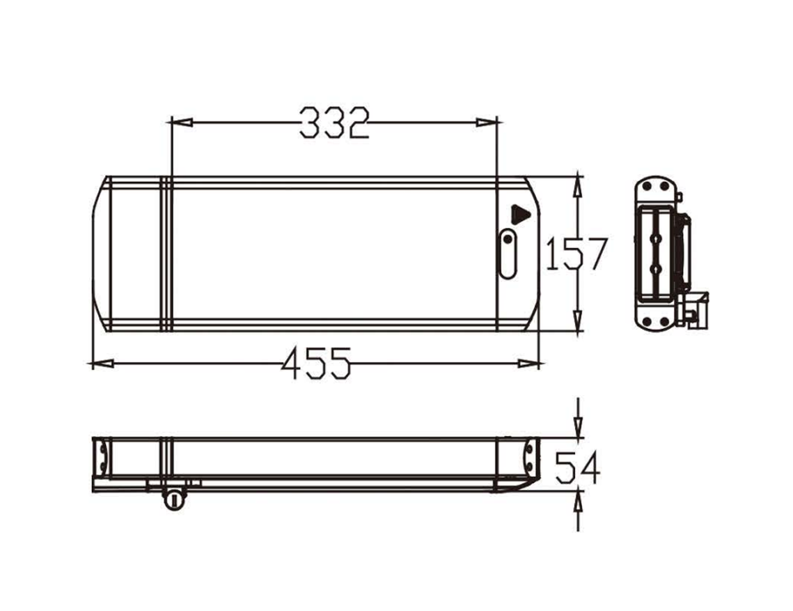 New seal E-bike battery-Size