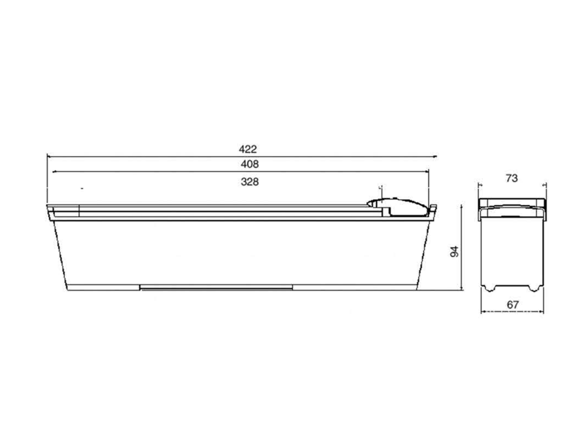 Wolong E-bike battery-Size